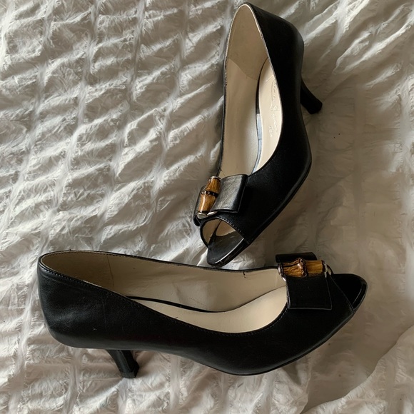 Etienne Aigner luxe Violet women’s open toe shoes size 5.5 - Picture 14 of 15